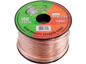 New Pyramid Rsw12100 12-Gauge Speaker Wire 100 Foot Spool High Quality New Pyramid Rsw12100 12-Gauge Speaker Wire 100 Foot Spool High Quality
