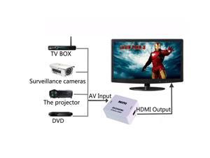 720p 1080p Upscaler Mini Composite AV CVBS 3RCA to HDMI Video Converter Adapter 720p 1080p Upscaler Mini Composite AV CVBS 3RCA to HDMI Video Converter Adapter