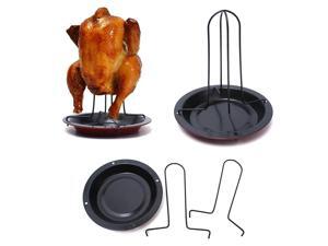 Eutuxia Chicken Roaster Rack for Oven, Grill, or BBQ - Sturdy Stainless Steel Vertical Poultry Turkey Standing Holder with Bowl - Must Have Indoor Outdoor Cooking Tool - Great for Home & Camping Eutuxia Chicken Roaster Rack for Oven, Grill, or BBQ - Sturdy Stainless Steel Vertical Poultry Turkey Standing Holder with Bowl - Must Have Indoor Outdoor Cooking Tool - Great for Home & Camping