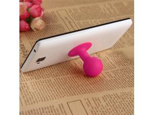 Universal Portable Cell Phone Silicone Suction Ball Stand Holder - Hot Pink Universal Portable Cell Phone Silicone Suction Ball Stand Holder - Hot Pink