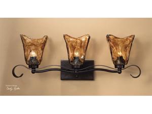 Uttermost Vetraio 3-Light Vanity Strip Oil Rubbed Bronze - 22801 Uttermost Vetraio 3-Light Vanity Strip Oil Rubbed Bronze - 22801