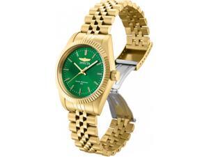 Invicta Women Specialty Quartz Green Dial Gold Tone Stainless Steel Watch 29408 Invicta Women Specialty Quartz Green Dial Gold Tone Stainless Steel Watch 29408