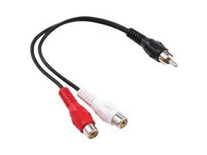 Petra SEI 255-010 (C1736/BK/ 1 RCA Plug to 2 RCA Jacks Y-Adapter Petra SEI 255-010 (C1736/BK/ 1 RCA Plug to 2 RCA Jacks Y-Adapter