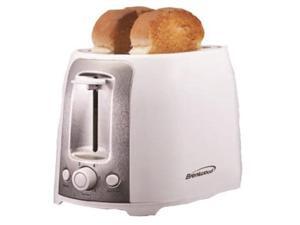 Brentwood TS-292W White and Stainless Steel 2 Slice Cool Touch Toaster Brentwood TS-292W White and Stainless Steel 2 Slice Cool Touch Toaster