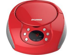 SYLVANIA(R) SRCD261-B-RED Portable CD Player with AM/FM Radio (Red) SYLVANIA(R) SRCD261-B-RED Portable CD Player with AM/FM Radio (Red)