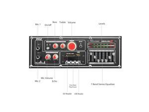 Pyle PSUFM1068BT Disco Jam 2 Bluetooth Active Powered PA Speaker System, Flashing DJ Lights Pyle PSUFM1068BT Disco Jam 2 Bluetooth Active Powered PA Speaker System, Flashing DJ Lights