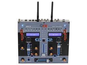 QFX - MX-3 - QFX MX-3 2-Channel MX-3 Professional Mixer QFX - MX-3 - QFX MX-3 2-Channel MX-3 Professional Mixer