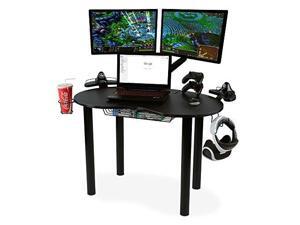 Atlantic 82050334 Eclipse Gaming Desk, 47.6”W x 23.5”D x 27.3”H - Black Atlantic 82050334 Eclipse Gaming Desk, 47.6”W x 23.5”D x 27.3”H - Black