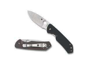 Spyderco Brouwer Folder 2.77 in Plain Black G-10/Titanium Spyderco Brouwer Folder 2.77 in Plain Black G-10/Titanium
