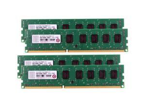 4X 4GB Transcend 2Rx8 PC3-10600 DDR3 1333Mhz CL9 240Pin Desktop Memory RAM 16GB 4X 4GB Transcend 2Rx8 PC3-10600 DDR3 1333Mhz CL9 240Pin Desktop Memory RAM 16GB