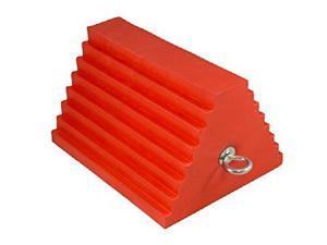 AME Urethane Wheel Chock, Orange 27In To 32In Tires 15324 AME Urethane Wheel Chock, Orange 27In To 32In Tires 15324