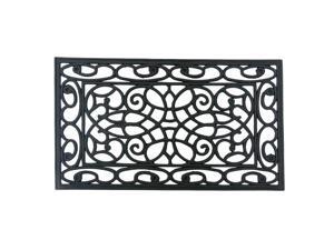Orion Outdoor Cast Iron Door Mat - 18" x 30" Decorative Rubber Doormat Orion Outdoor Cast Iron Door Mat - 18" x 30" Decorative Rubber Doormat
