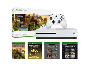 Microsoft Xbox One S 1TB Gaming System and Minecraft Creators Bundle - White Microsoft Xbox One S 1TB Gaming System and Minecraft Creators Bundle - White