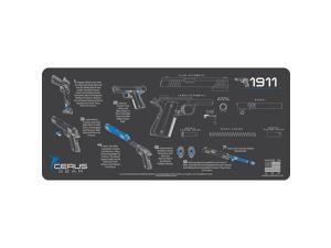 CERUS GEAR GUN MAT FOR 1911 INSTRUCTIONAL PROMAT GREY BLUE CERUS GEAR GUN MAT FOR 1911 INSTRUCTIONAL PROMAT GREY BLUE