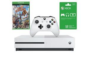 Xbox One S 1TB Console, Sunset Overdrive Game, & 12 Month Xbox Live Gold Card Xbox One S 1TB Console, Sunset Overdrive Game, & 12 Month Xbox Live Gold Card
