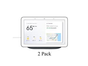 2 Pack Google Home Hub - Smart Home Controller w/ Assistant GA00515-US Charcoal 2 Pack Google Home Hub - Smart Home Controller w/ Assistant GA00515-US Charcoal