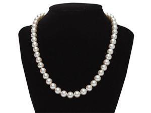 Mabella Fashion PWS028PL 18" Freshwater Pearl Necklace 7-8mm AAA Quality 14k Solid Yellow Gold Clasp Mabella Fashion PWS028PL 18" Freshwater Pearl Necklace 7-8mm AAA Quality 14k Solid Yellow Gold Clasp