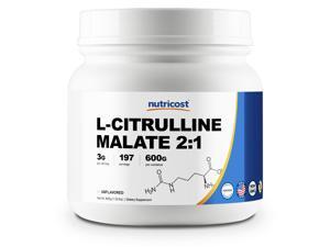 Nutricost Pure L-Citrulline Malate (2:1) 600 Grams - Pure L-Citrulline Powder - High Quality L-Citrulline Malate Nutricost Pure L-Citrulline Malate (2:1) 600 Grams - Pure L-Citrulline Powder - High Quality L-Citrulline Malate