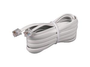 RCA TP231WHR White Phone Line Cord (15ft) RCA TP231WHR White Phone Line Cord (15ft)