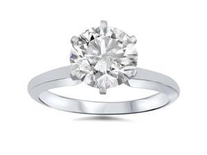 D/I1 1.50CT Diamond Solitaire 6-Prong Engagement Ring Enhanced D/I1 1.50CT Diamond Solitaire 6-Prong Engagement Ring Enhanced
