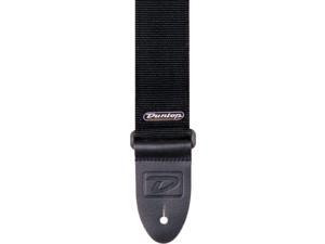 Dunlop D3809 Solid Black Guitar Strap Dunlop D3809 Solid Black Guitar Strap
