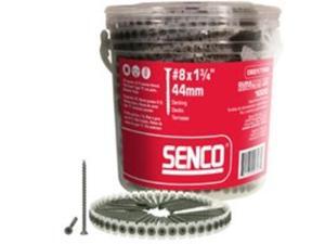 SENCO 08D300W 8-Gauge 3 in. #2 Square Exterior WX3 Collated Screw (800-Pack) SENCO 08D300W 8-Gauge 3 in. #2 Square Exterior WX3 Collated Screw (800-Pack)