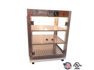 HeatMax Commercial Countertop Food Warmer Display Case With Water Tray 18x18x24 HeatMax Commercial Countertop Food Warmer Display Case With Water Tray 18x18x24