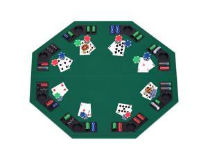 Soozier Deluxe Foldable Poker / Blackjack Card Game Table Top w/ Carrying Bag Soozier Deluxe Foldable Poker / Blackjack Card Game Table Top w/ Carrying Bag