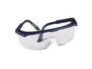 Safety Glasses, Strobe, Clear Lens, Black Frame, Adjustable Temples, Molded-In Sideshields Safety Glasses, Strobe, Clear Lens, Black Frame, Adjustable Temples, Molded-In Sideshields