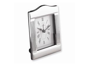 Silver-plated Alarm Clock - Engravable Personalized Gift Item Silver-plated Alarm Clock - Engravable Personalized Gift Item