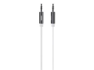 belkin mixit tanglefree aux / auxiliary cable, 3 feet white belkin mixit tanglefree aux / auxiliary cable, 3 feet white