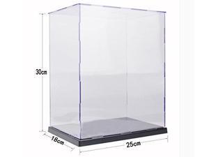 kengel 10x7x12 inch assembly transparent clear acrylic toys display dustproof protection showcase case box kengel 10x7x12 inch assembly transparent clear acrylic toys display dustproof protection showcase case box
