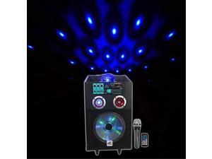NYC Acoustics N10AR 10" Rechargable Powered Speaker w Bluetooth Party Lights/Mic NYC Acoustics N10AR 10" Rechargable Powered Speaker w Bluetooth Party Lights/Mic