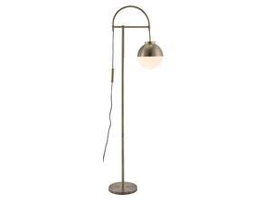 woybr waterloo floor lamp metal, white/brushed brass woybr waterloo floor lamp metal, white/brushed brass