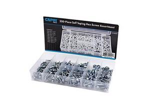 capri tools 10024 hex head selfdrilling screws assortment set, 200piece capri tools 10024 hex head selfdrilling screws assortment set, 200piece