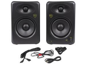 rockville asm5 5" 2way 200w active/powered usb studio monitor speakers pair rockville asm5 5" 2way 200w active/powered usb studio monitor speakers pair