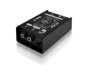 premium direct injection audio box passive di unit hum eliminator w/ input attenuator to connect guitar & bass 1/4 inch impedance transformer connector to balanced & unbalanced xlr pyle pdc21 premium direct injection audio box passive di unit hum eliminator w/ input attenuator to connect guitar & bass 1/4 inch impedance transformer connector to balanced & unbalanced xlr pyle pdc21