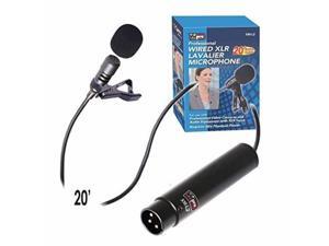vidpro xml2 xlr lavalier microphone for dslrs, camcorders & video cameras 20' audio cable vidpro xml2 xlr lavalier microphone for dslrs, camcorders & video cameras 20' audio cable