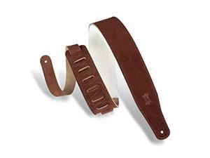 levy's leathers suede guitar strap with sheepskin padding; brown ms26ssbrn levy's leathers suede guitar strap with sheepskin padding; brown ms26ssbrn