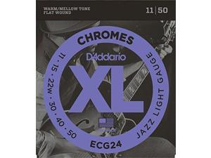 3 sets of d'addario guitar ecg24 chromes jazz light electric guitar strings 3 sets of d'addario guitar ecg24 chromes jazz light electric guitar strings