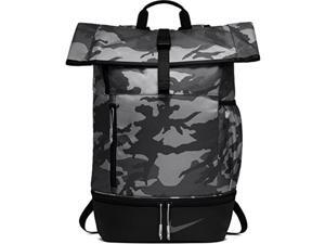 nike sport all over print golf backpack, anthracite/black/anthracite nike sport all over print golf backpack, anthracite/black/anthracite