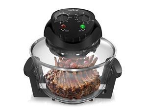 nutrichef convection countertop toaster oven healthy kitchen air fryer roaster oven, bake, grill, steam broil, roast & airfry , includes glass bowl, broil rack and toasting rack, 120v pkcov45 nutrichef convection countertop toaster oven healthy kitchen air fryer roaster oven, bake, grill, steam broil, roast & airfry , includes glass bowl, broil rack and toasting rack, 120v pkcov45