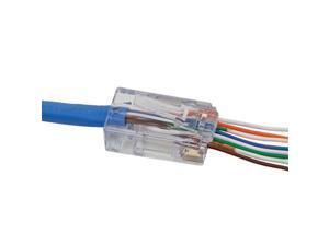 klein tools vdv826763 passthru modular data plug, rj45 cat6, pass through connectors 200pack klein tools vdv826763 passthru modular data plug, rj45 cat6, pass through connectors 200pack