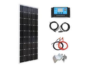 XINPUGUANG 100W Watts 18V Solar Panel Monocrystalline Module Kit with MC4 Connector 10A Regulator for Caravan Home 12v Battery Charging XINPUGUANG 100W Watts 18V Solar Panel Monocrystalline Module Kit with MC4 Connector 10A Regulator for Caravan Home 12v Battery Charging