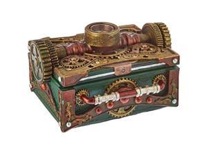 steampunk trinket / jewelry box steam punk w/ compass steampunk trinket / jewelry box steam punk w/ compass
