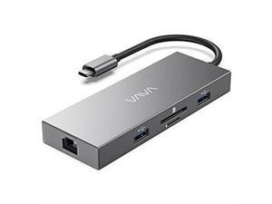 usb c hub, vava 8in1 type c hub with ethernet port 4k hdmi adapter, 2 usb 3.0 ports, 1 usb 2.0 port, sd/tf card reader, usbc power delivery, portable for mac pro and other usb c laptops usb c hub, vava 8in1 type c hub with ethernet port 4k hdmi adapter, 2 usb 3.0 ports, 1 usb 2.0 port, sd/tf card reader, usbc power delivery, portable for mac pro and other usb c laptops