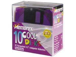 memorex mf2hd 3.5" pcformatted highdensity floppy disks with file box colors, 10pack discontinued by manufacturer memorex mf2hd 3.5" pcformatted highdensity floppy disks with file box colors, 10pack discontinued by manufacturer