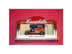 campbell's soup 100th anniversary diecast car model souvenir blue/orange beefsteak delivery truck by lledo campbell's soup 100th anniversary diecast car model souvenir blue/orange beefsteak delivery truck by lledo