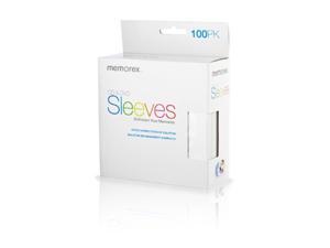 memorex 01961 cd/dvd paper sleeves white, 100 pack memorex 01961 cd/dvd paper sleeves white, 100 pack