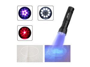 LOFTEK Multifunctional LED Flashlight with with WHITE LIGHT & UV LIGHT & RED LASER, Great Detector for Pet Urine, Bed Bugs and Torch Spot Scorpions LOFTEK Multifunctional LED Flashlight with with WHITE LIGHT & UV LIGHT & RED LASER, Great Detector for Pet Urine, Bed Bugs and Torch Spot Scorpions